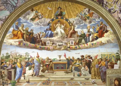 Puzzle 1000 piese - Markus Binz - Disputation of the Holy Sacrament 2024