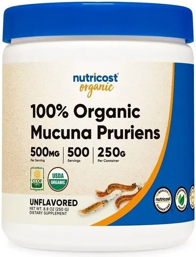 Organic Mucuna Pruriens, 250 g, Nutricost