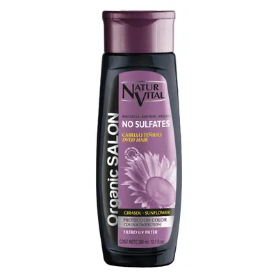 Mască fara sulafti pentru protectia culori parului vopsit BIO NaturVital, 300 ml