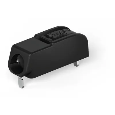 THR PCB terminal block; push-button; 1.5 mm²; Pin spacing 6 mm; 1-pole; Push-in CAGE CLAMP®; in tape-and-reel packaging; 1,50 mm²; black