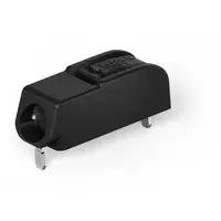 THR PCB terminal block; push-button; 1.5 mm²; Pin spacing 6 mm; 1-pole; Push-in CAGE CLAMP®; in tape-and-reel packaging; 1,50 mm²; black