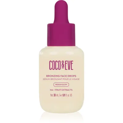 Coco & Eve Sunny Honey Bronzing Face Drops picaturi pentru bronzare faciale Medium Glow (new) 30 ml