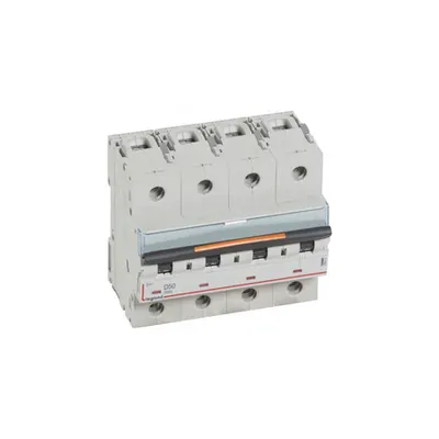 Siguranta automata MCB - DX³ - 25 kA - 4P 400 V~ - 50 A - D curba