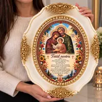 Placheta din Ipsos cu Rugaciune, 27 x 35 cm , Decor Religios E i Binecuvantare pentru Casa