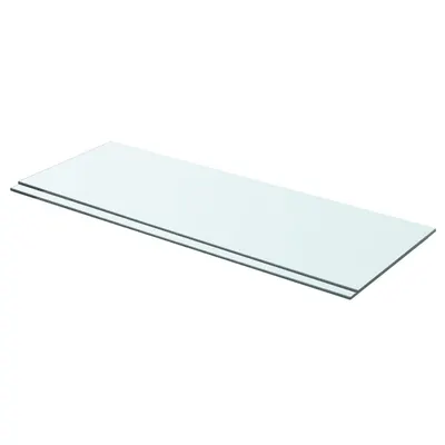 vidaXL Rafturi, 2 buc., 70 x 25 cm, panouri sticlă transparentă