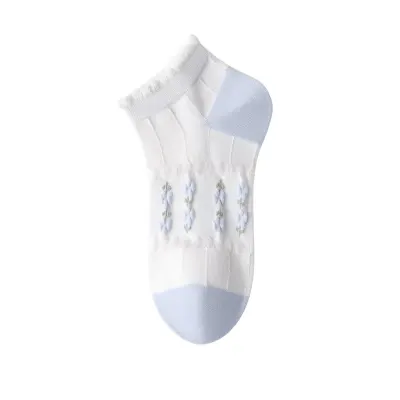 Sosete pentru dama, SS194, Alb, marime universala (35-39)