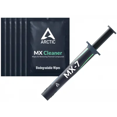 Pasta Termoconductoare ARCTIC MX-7 + Servetele MX Cleaner, Tip Seringa, 4g ACTCP00092A