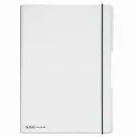 Caiet My.Book Flex A4, 40 file x2, Herlitz transparent, dictando+matematica