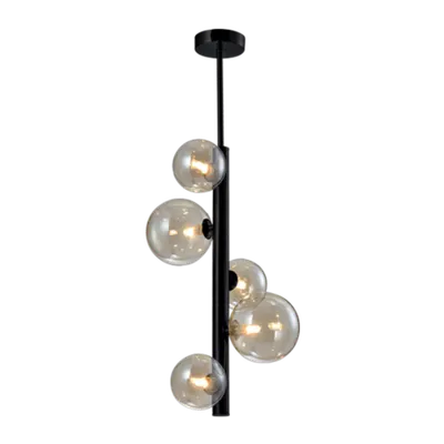 Candelabru Olena 5xg9 Vertical Negru