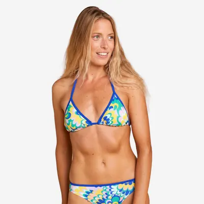 Sutien de Baie Mae Triunghiuri Culisante Flowy Albastru Damă