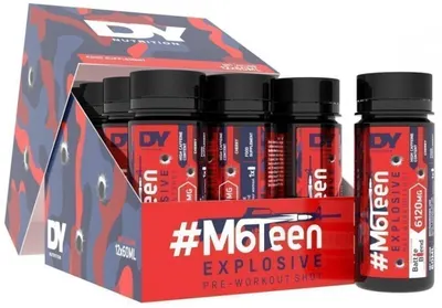 M6Teen Explosive, cireașă, 12 shoturi х 60 ml, Dorian Yates Nutrition
