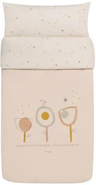 Set de pat Petit Praia - Garden, 70 x 140 cm, 3 piese