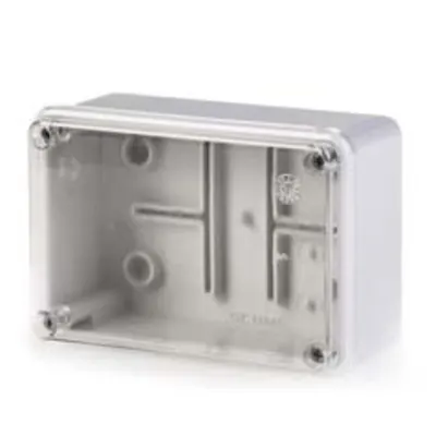 Doza de legaturin120x80x50mm IP56 GW 650°C HALOGEN FREE GREY ENGINEERING PLASTIC