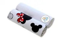 Set 2 scutece din bumbac 60x80 cm model Minnie Mouse