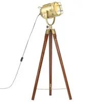 Gossi lampa de podea cu trepied, 97 cm, lemn masiv de mango
