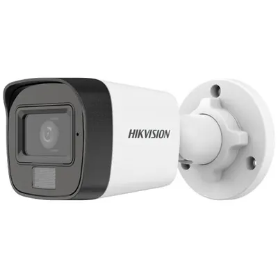Camera Dual Light Turbo HD Hikvision DS-2CE16D0T-LFS, 2MP, lentila 2.8mm, IR 30m, lumina alba 20m, microfon, IP67