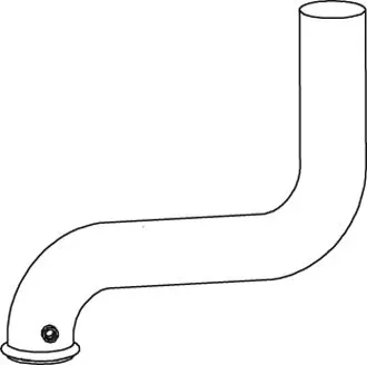 Racord evacuare (lungime:588mm) EURO 5 potrivit SCANIA P I, P,G,R,T, R I, T DC12.10-DT12.17 03.04