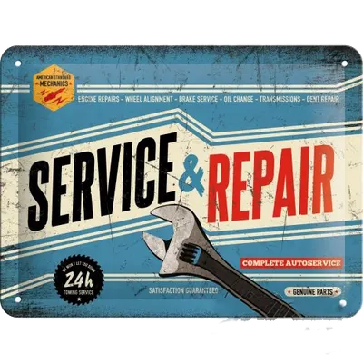 Reclama metalica 15X20 SERVICE REPAIR