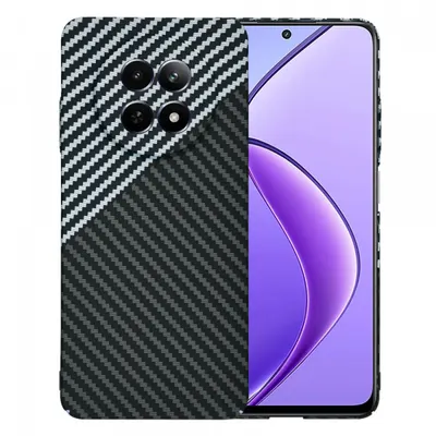 Husa pentru Realme 12x / 12, Techsuit, Carbonite FiberShell, Neagra Gri