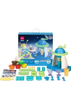 Dough Set: Fabrica de dulciuri. Set creativ plastilina + 23 accesorii