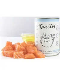 GUSSTO Cat Fresh Salmon SOMON PROASPĂT 400 g