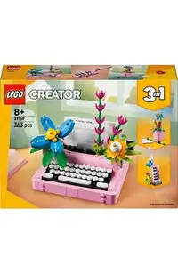 Lego Creator 3 in 1. Masina de scris cu flori