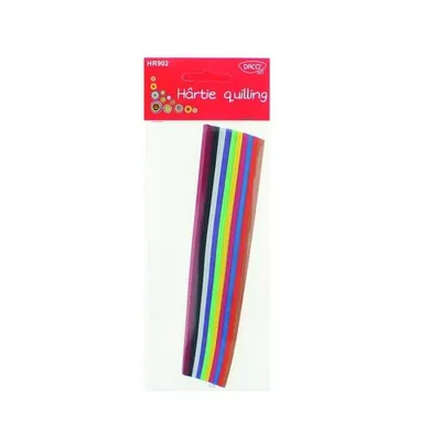 Hârtie pentru quilling DACO 18x0.5cm 300/set - HR902