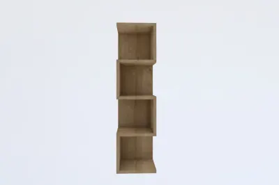 Raft ALIN, stejar safir, 25x27x95 cm