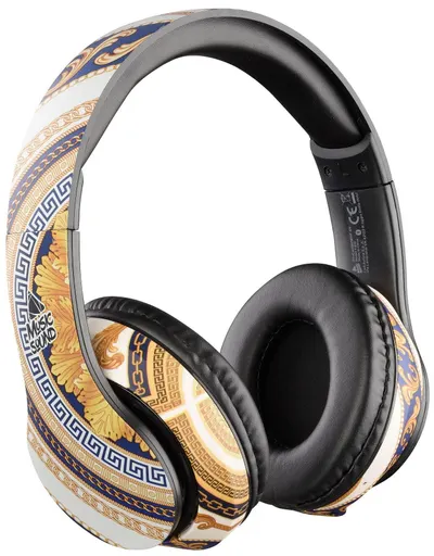Căști wireless Cellularline - Music Sound Baroque, culoare aurie