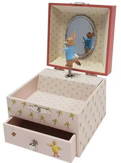 Trousselier Music Box - Peter Rabbit în grădină
