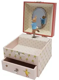 Trousselier Music Box - Peter Rabbit în grădină