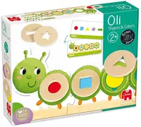 Joc pentru copii Goula - puzzle Caterpillar, forme și culori