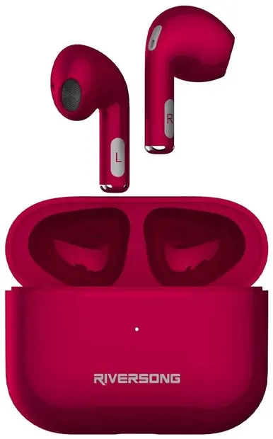 Căști wireless Riversong - Air Mini Pro, TWS, roșu