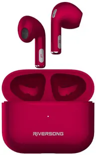Căști wireless Riversong - Air Mini Pro, TWS, roșu
