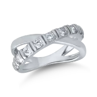 Inel din aur alb cu diamante de 0.708ct