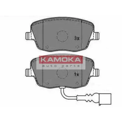 Set placute frana, frana disc KAMOKA JQ1013324