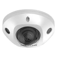 Camera supraveghere IP Dome Hikvision Darkfighter DS-2CD2546G2-IWS2C, 4 MP, 2.8 mm, IR 30 m, PoE, slot card