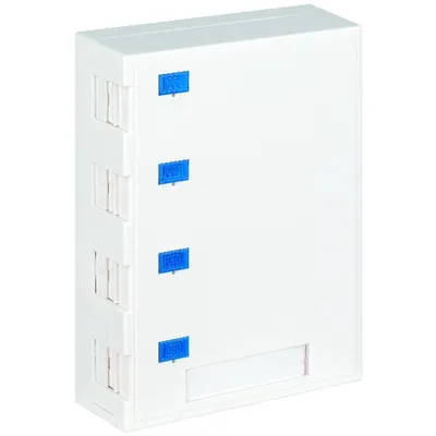 Doza PT pt. 4 module TOOLLESS LINE, 118x30x85mm, RAL9010