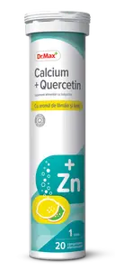 Dr. Max Calcium + Quercetin, 20 comprimate efervescente