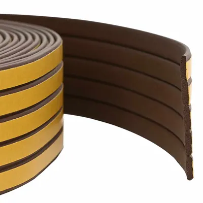 vidaXL Banda adeziva pentru feronerie Maro 8 x 2 mm 12 m Spumă EPDM