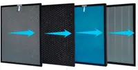 Filtre Oberon - 320, 111720, 2 buc, pentru purificator, negru