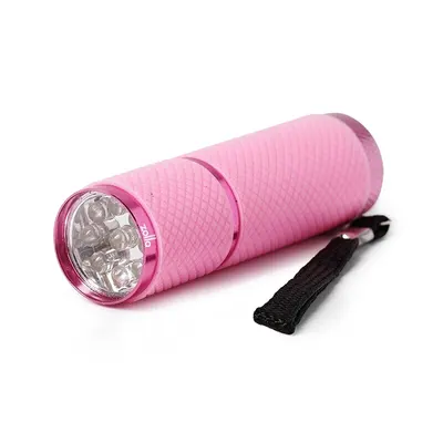 Lampă UV/LED Mini Tip Lanternă NAILSUP Roz 4.5V pentru Nail Art și Detalii Fine