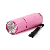 Lampă UV/LED Mini Tip Lanternă NAILSUP Roz 4.5V pentru Nail Art și Detalii Fine