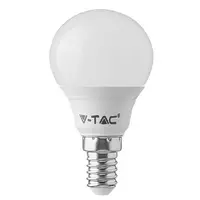 Bec LED P45 E14 4.5W 3000K alb cald, cip Samsung V-TAC SKU-21168