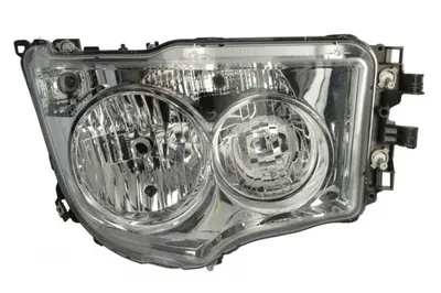 Far dreapta (H1 H21W H7 PY21W W5W, manual, cu lumina de zi, culoare interior: crom, culoare indicator: transparent) potrivit MERCEDES ACTROS MP4 MP5 07.11