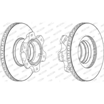 Disc frana FERODO FCR209A