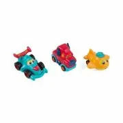 Set 3 Vehicule Actionate Prin Inertie- Camion, Masina de Curse, Avion