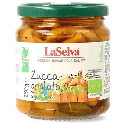 Dovleac la Gratar in Ulei de Masline Ecologic/Bio 280g