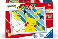 Set de pictură după numere Ravensburger CreArt - Pikachu (Pokemon)