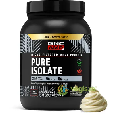 Proteina Izolata din Zer cu Aroma de Vanilie 653.4g